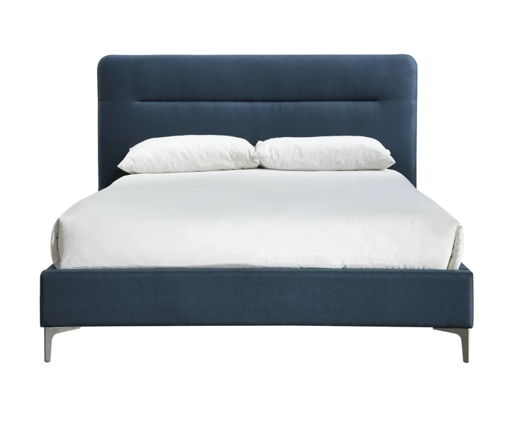 Genoa Blue Bed Frame